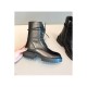 Ann Demeulemeester Calfskin Lace-Up Ankle Boots A145