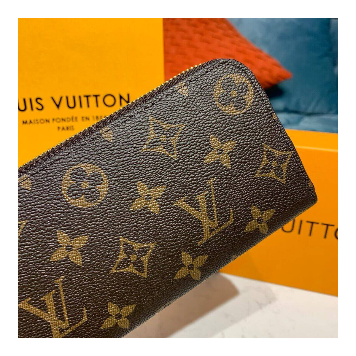 Louis Vuitton Monogram Clemence Wallet M60742 M61298