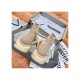 Balenciaga Speed 2.0 Knit Sock Sneakers 617239 Tan