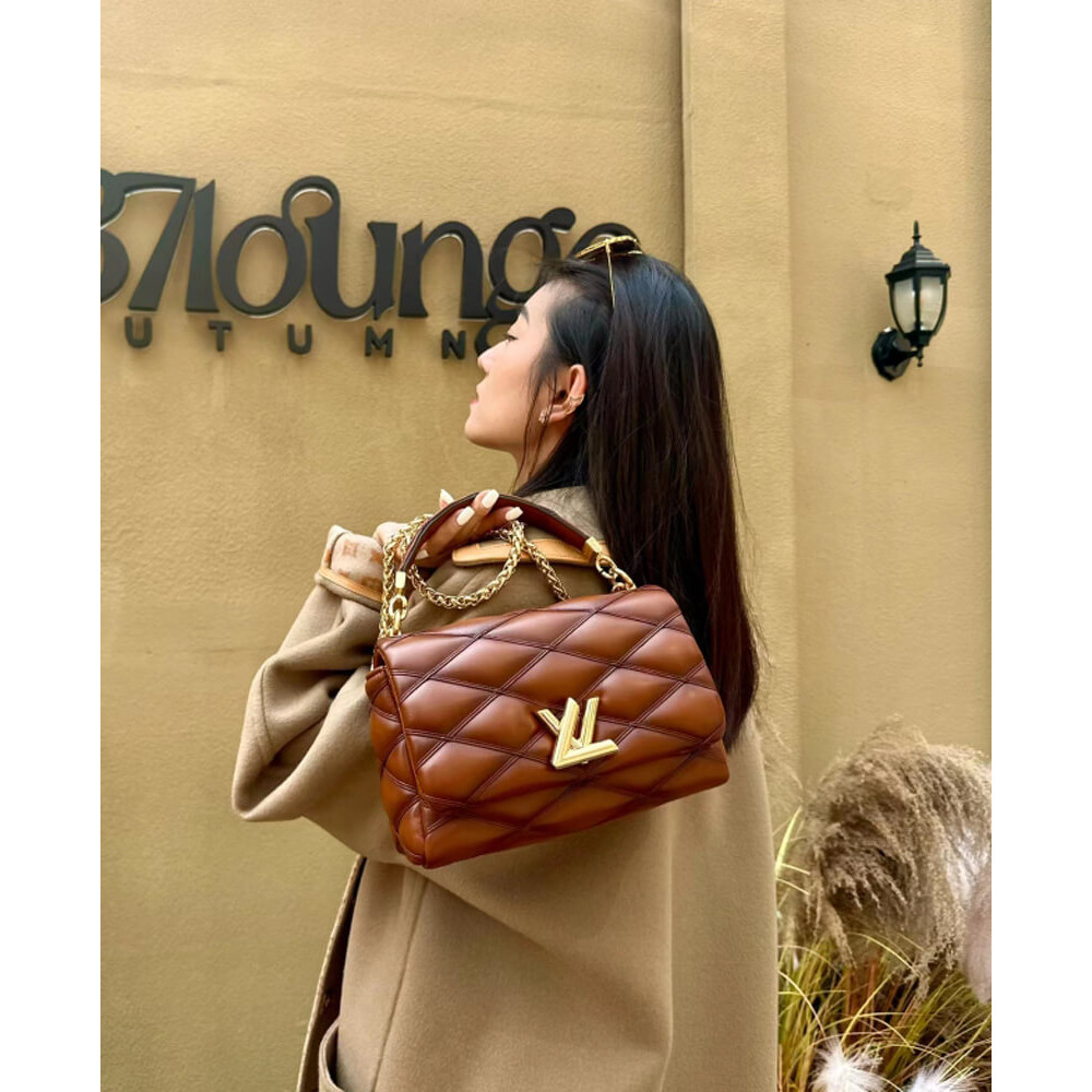 Louis Vuitton GO-14 MM Bag M23601 Tan