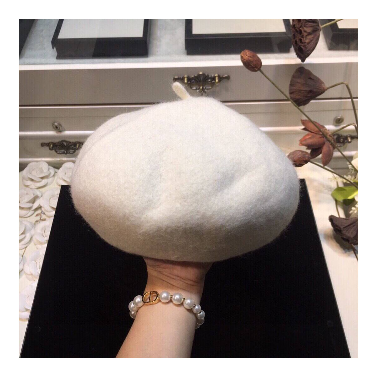 Louis Vuitton Wool Beret 1102