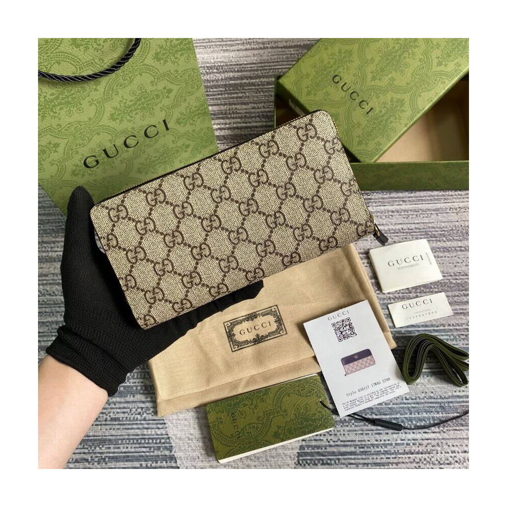 Gucci GG Marmont Zip Around Wallet 456117