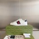 Gucci Ace Sneaker With Web White Blue Red