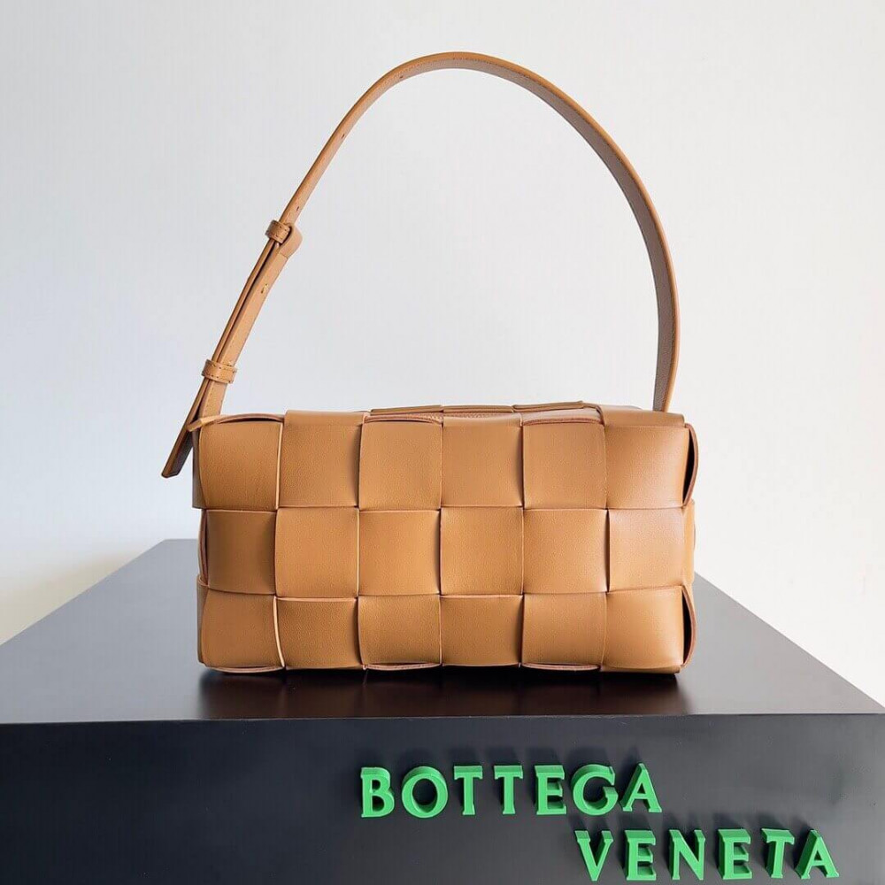 Bottega Veneta Brick Cassette Camel