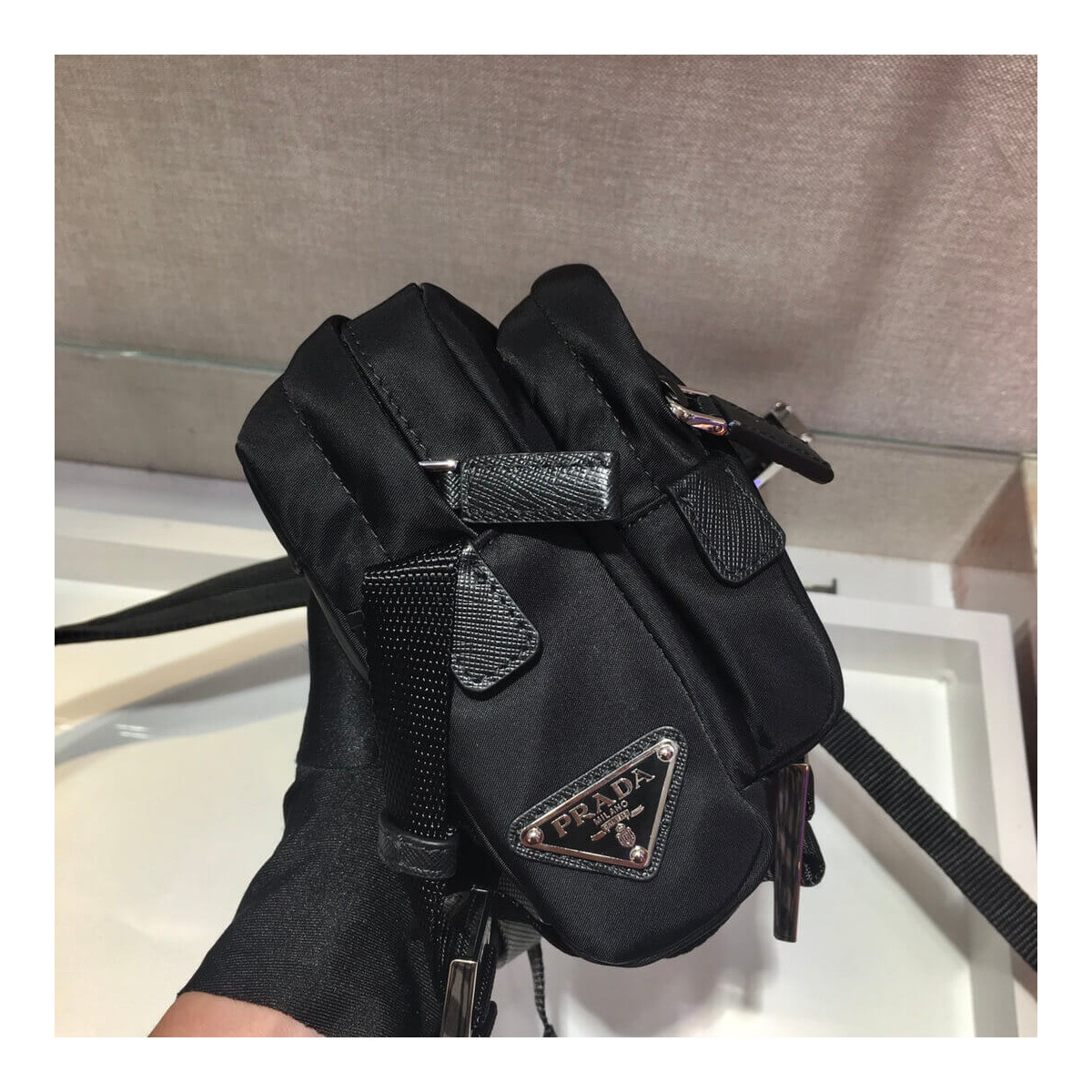 Prada Nylon Cross-Body Bag 2VH043