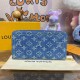 Louis Vuitton Monogram Denim Zippy Wallet M82958