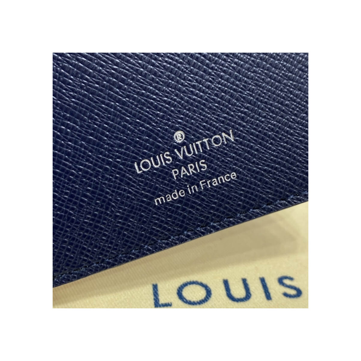 Louis Vuitton Blue Brazza Wallet M80457