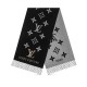 Louis Vuitton Studdy Reykjavik Scarf M71588 Black