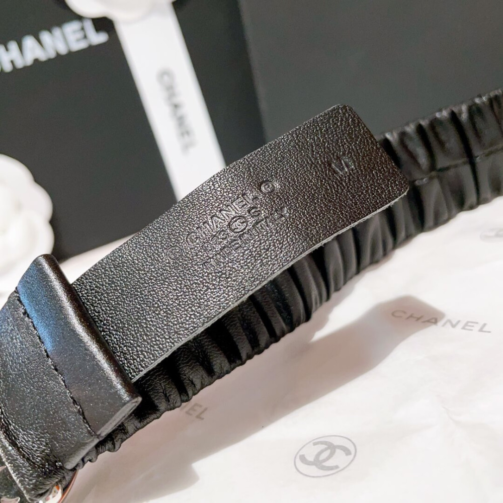 Chanel Elastic Waistbelt Black AA9012