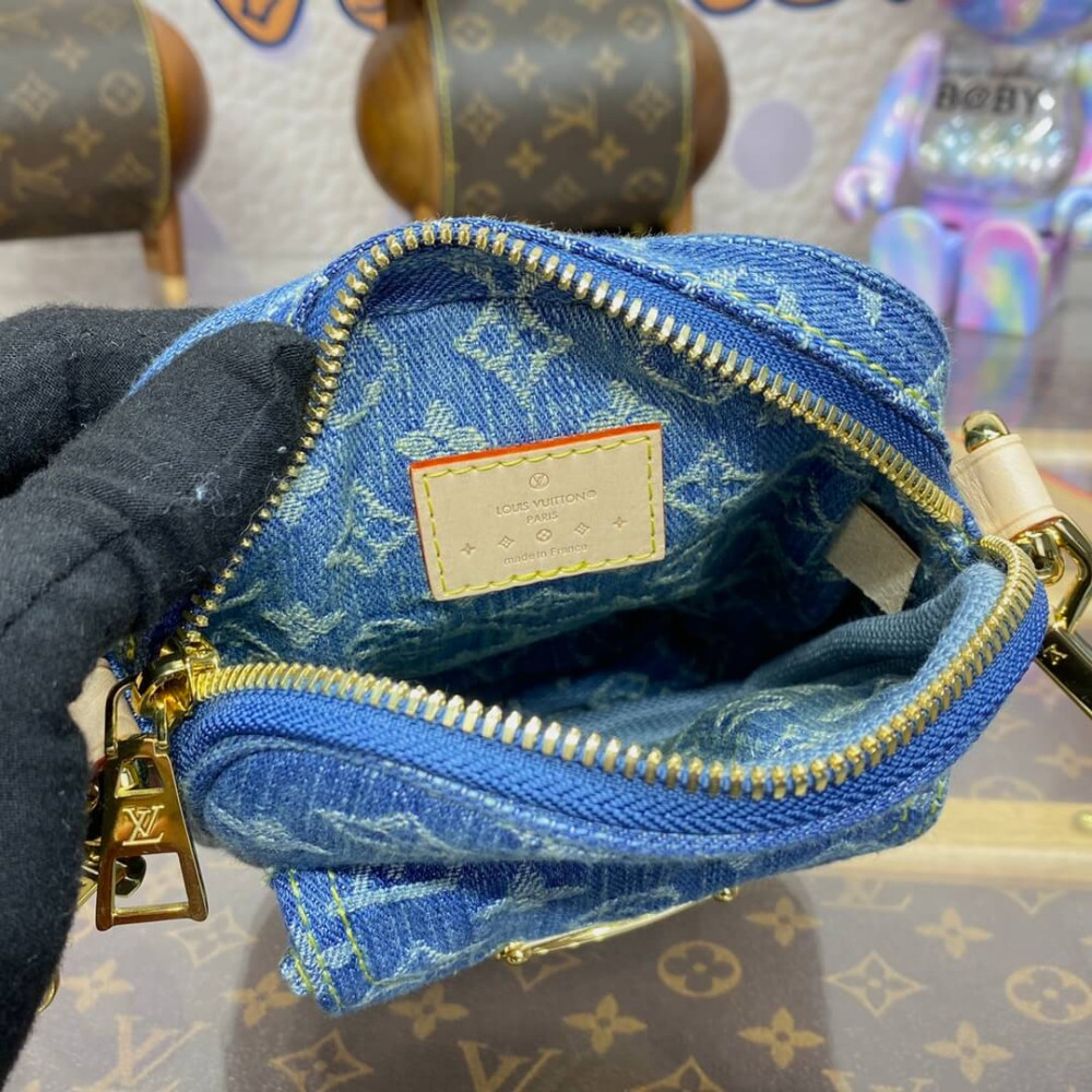 Louis Vuitton Monogram Denim Fairfax Pochette M82948