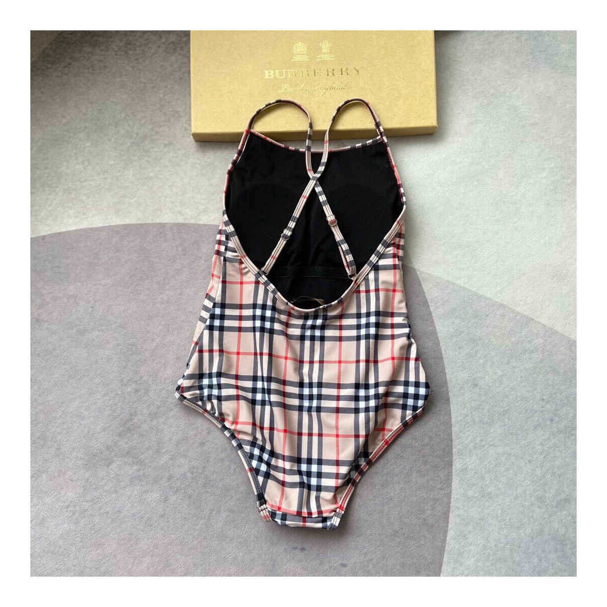 Burberry Vintage Check One Piece Swimsuit 80090091