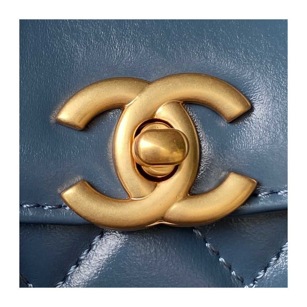 Chanel Kelly Mini Shopping Bag AS4416 Shiny Aged Calfskin