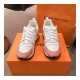 Louis Vuitton Monogram Denim Run Away Sneaker 1A4WP7 Pink