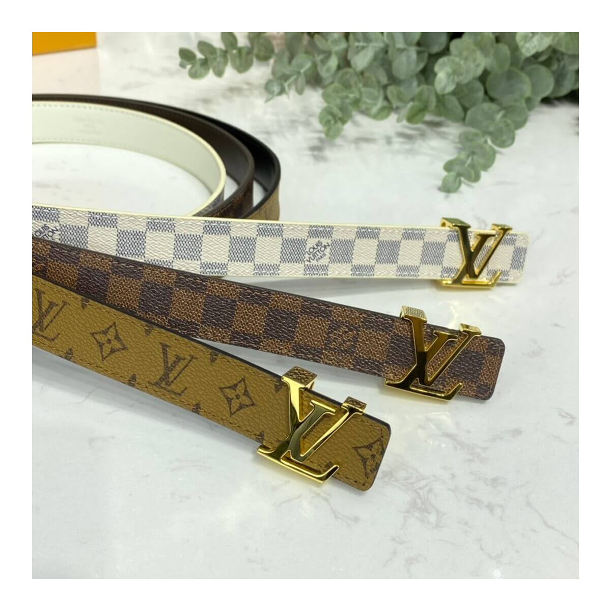 Louis Vuitton LV Initiales 25mm Belt M0296X