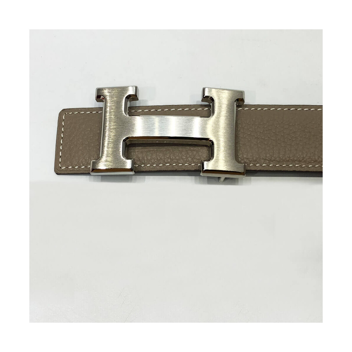 Hermes H Belt Buckle &amp; Reversible Leather Strap 38 mm HB03