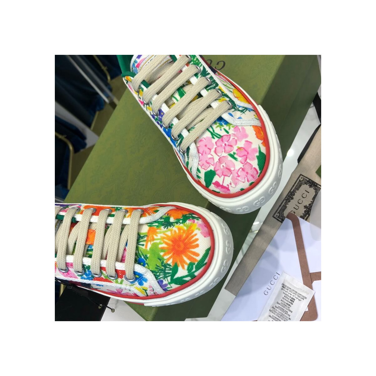 Gucci Tennis 1977 Ken Scott Print Sneaker 651505