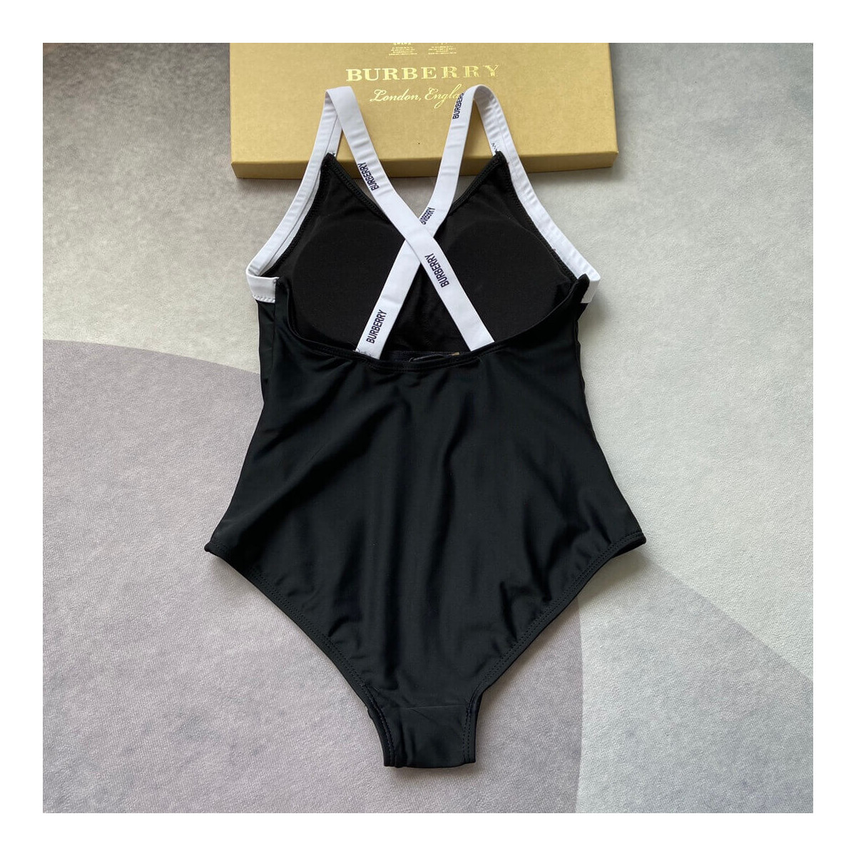 Burberry Logo Tape Swimsuit 80254821