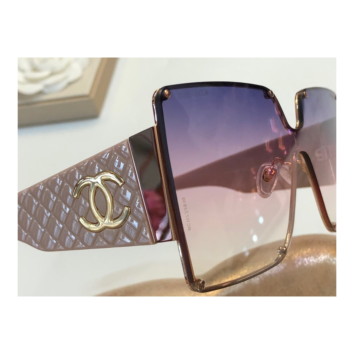 Chanel Rectangle Sunglass 4813