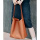 Louis Vuttion Grained Calfskin Low Key Hobo MM M24974 Brown