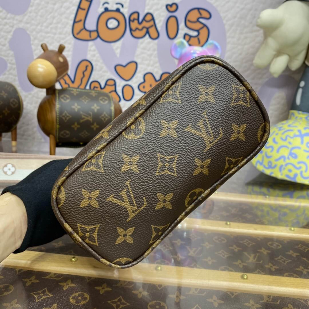 Louis Vuitton Monogram Canvas Neverfull BB M46705 Beige