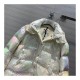 Moncler Daos Long Water Resistant Iridescent Hooded Down Puffer Coat