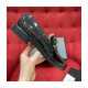 Chanel Patent Calfskin Loafers Black