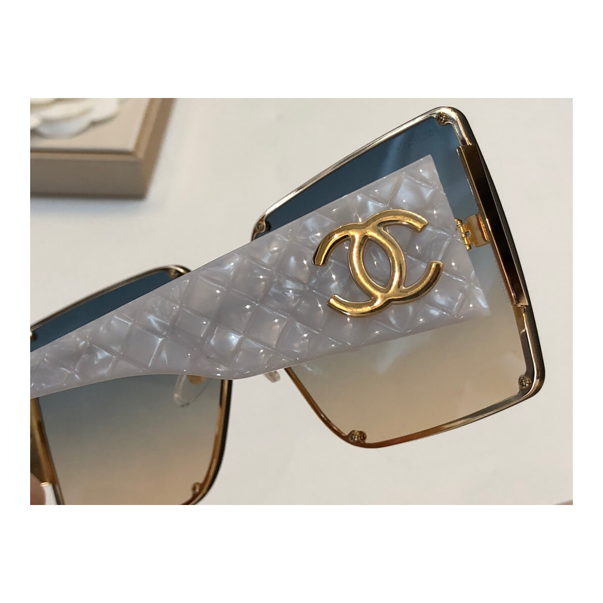 Chanel Rectangle Sunglass 4813