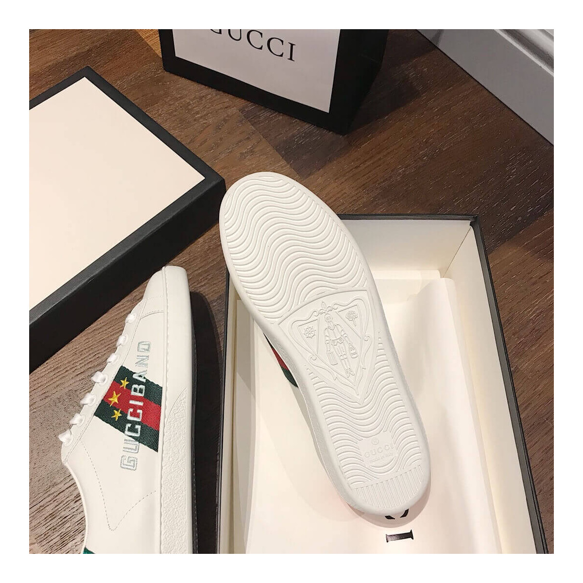 Gucci Ace Sneaker with Gucci Band 603693