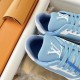 Louis Vuitton LV Trainer Sneaker Light Blue/White 1AAHSJ