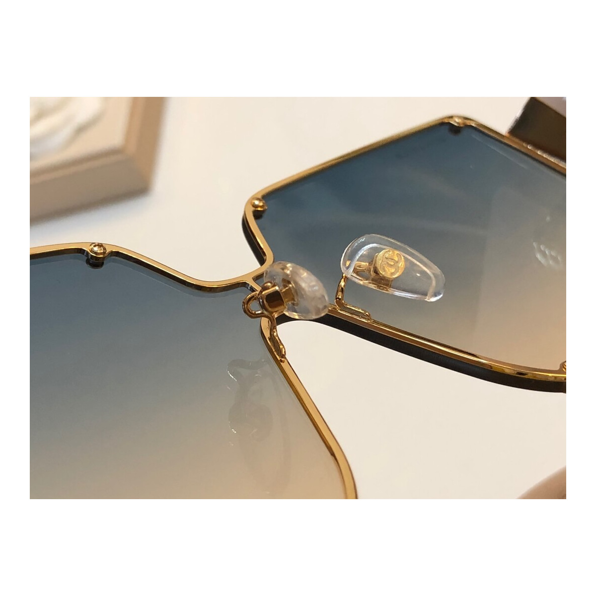 Chanel Rectangle Sunglass 4813