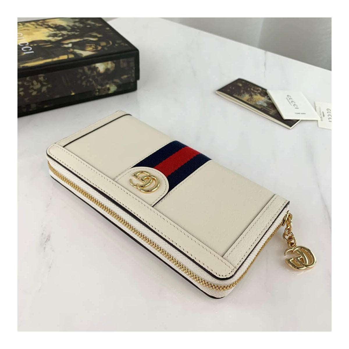 Gucci Ophidia Zip Around Wallet 523154