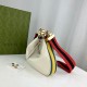 Gucci White Leather Attache Small Shoulder Bag 699409