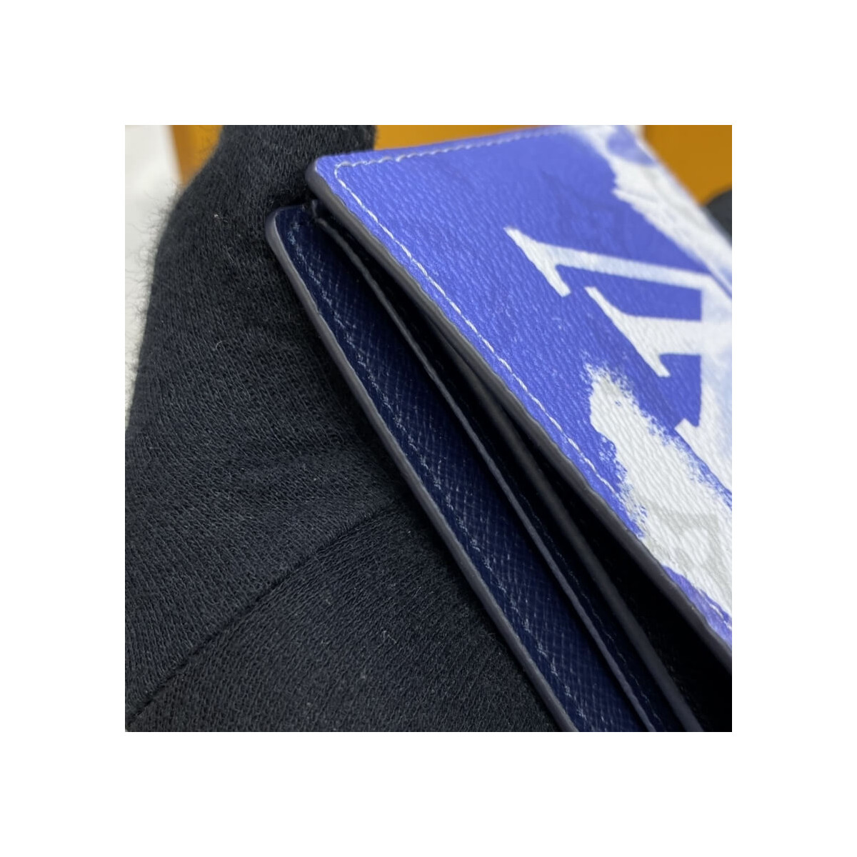 Louis Vuitton Blue Multiple Wallet M80458