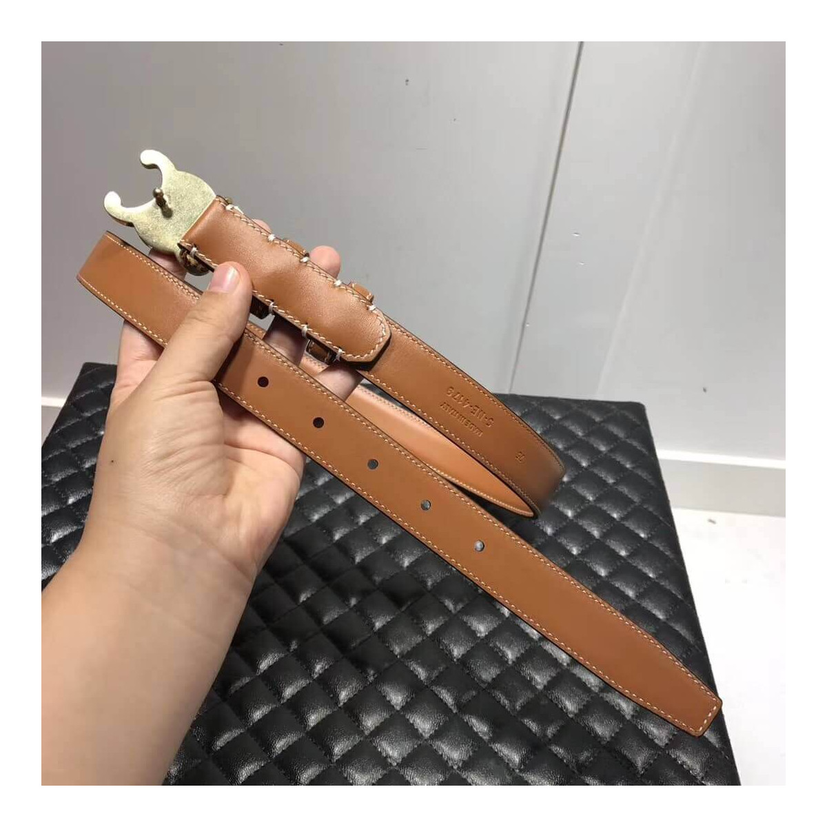 Celine Triomphe Belt 45AK93