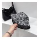 Prada Wool Bucket Hat In Zebra Print 2HC138