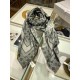 Christian Dior Cannage Denim Shawl 140163