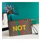 Gucci &#039;Fake/Not&#039; Print Print Pouch 636171