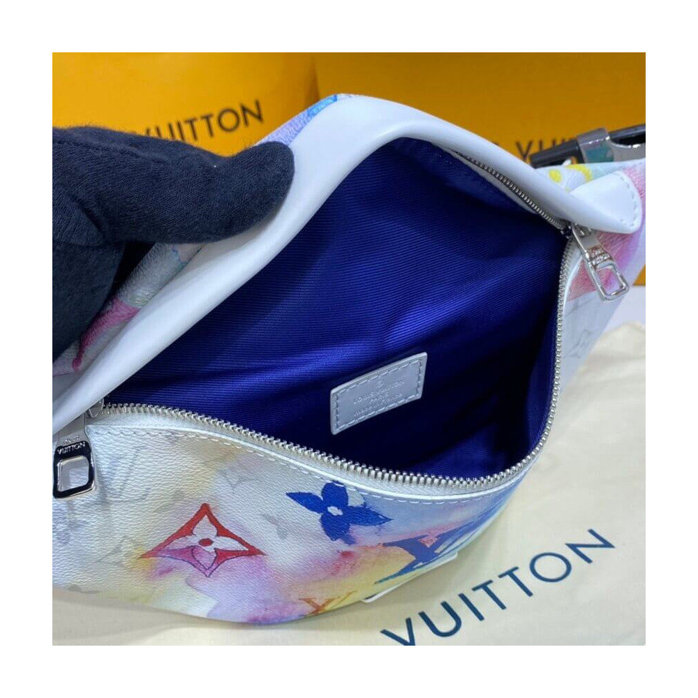 Louis Vuitton Monogram Watercolor Multico Discovery Bumbag PM M45759