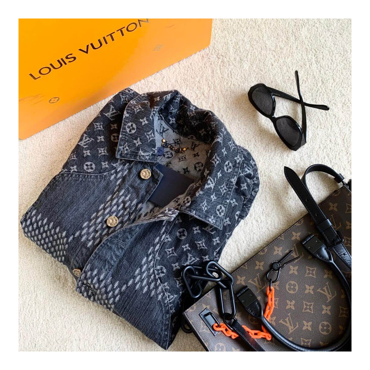 Louis Vuitton x Nigo Damier Giant Rib Jacket 1A7XBV