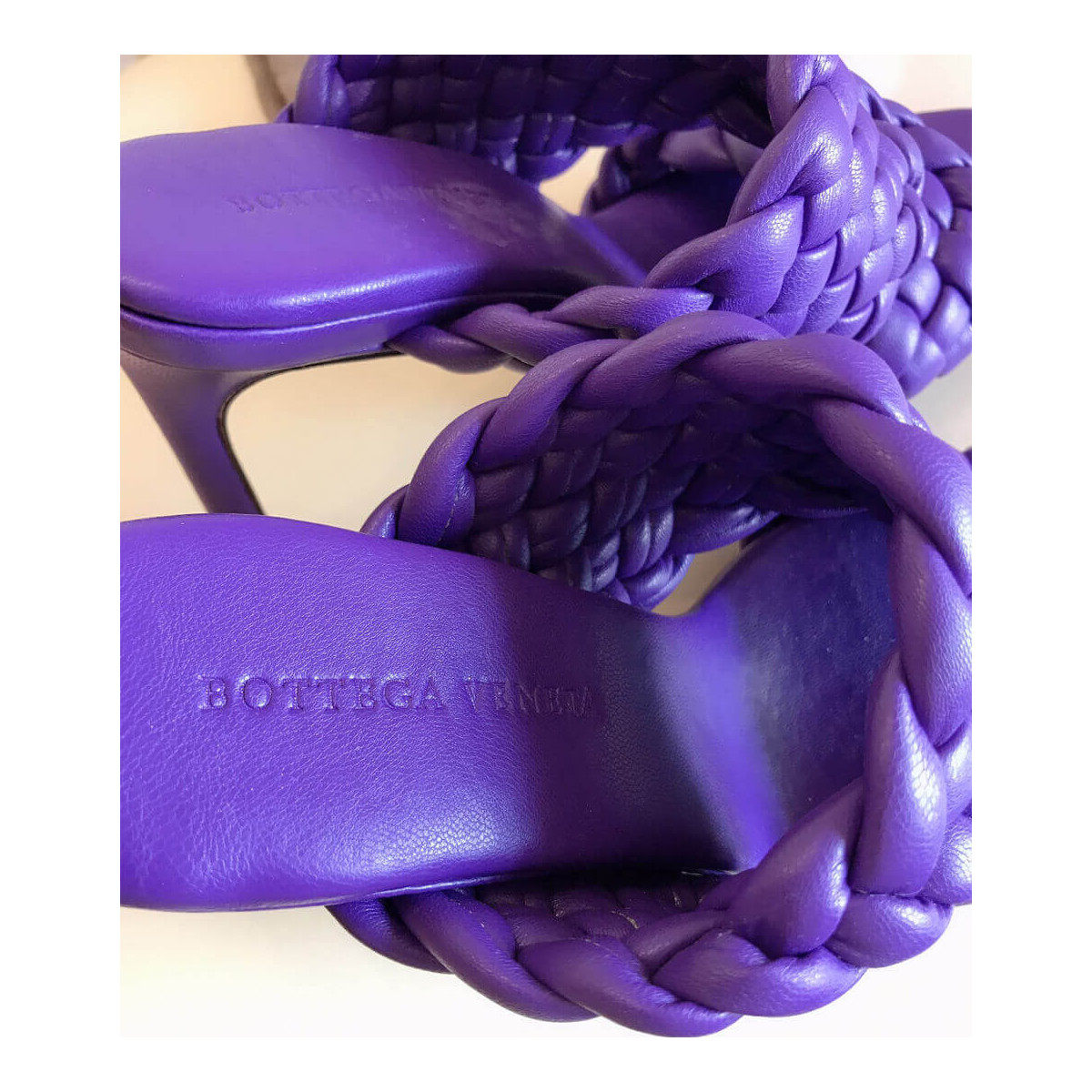 Bottega Veneta BV Curve Sandals 621213 Purple