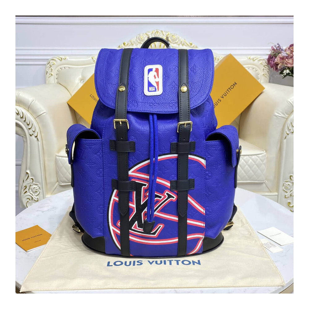 Louis Vuitton LVxNBA Christopher MM Backpack M21104 Blue