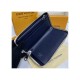 Louis Vuitton Blue Zippy Wallet Vertical M80499