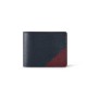 Louis Vuttion Taiga Cowhide Leather Multiple Wallet M30982 Blue/Red