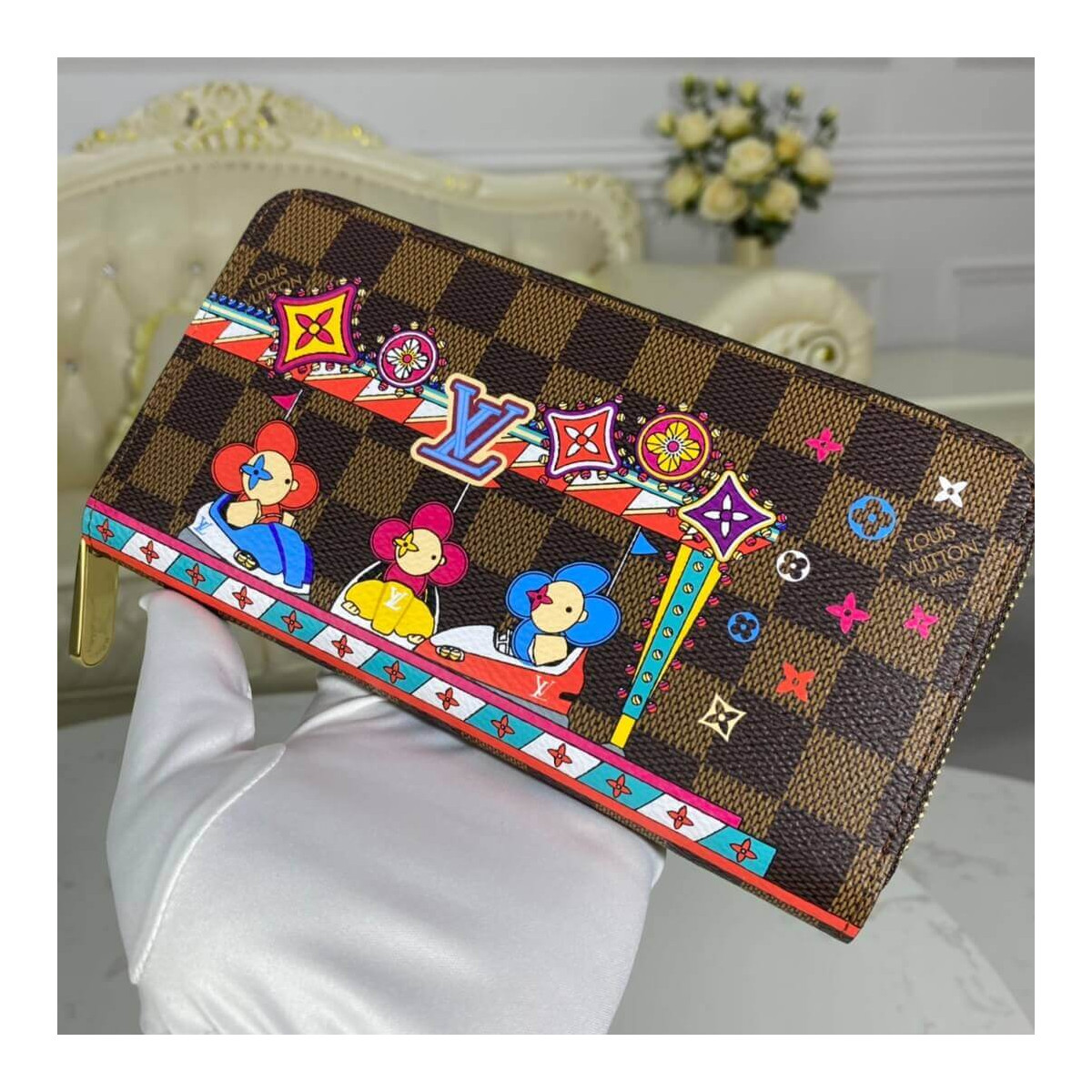 Louis Vuitton Christmas Animation 2020 Zippy Wallet N60403