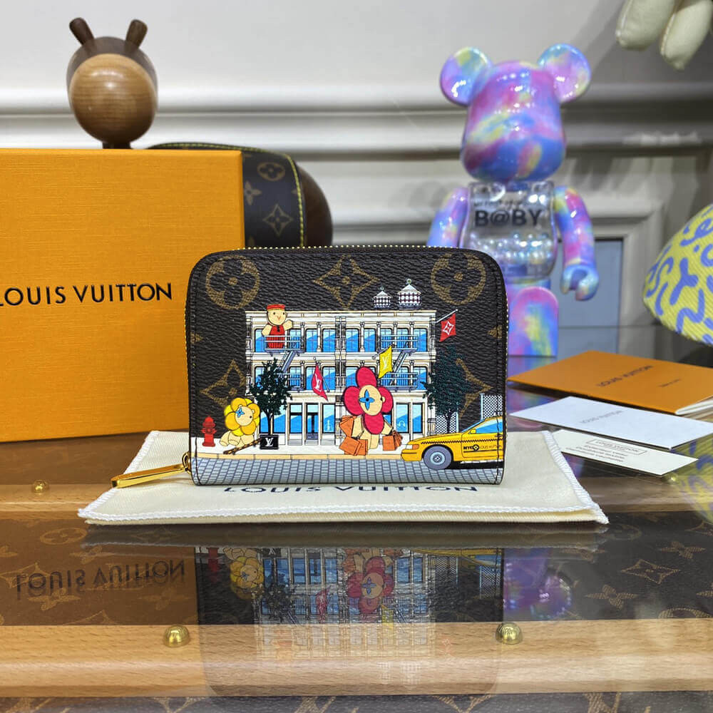 Louis Vuitton Christmas Animation 2022 Zippy Coin Purse M81629