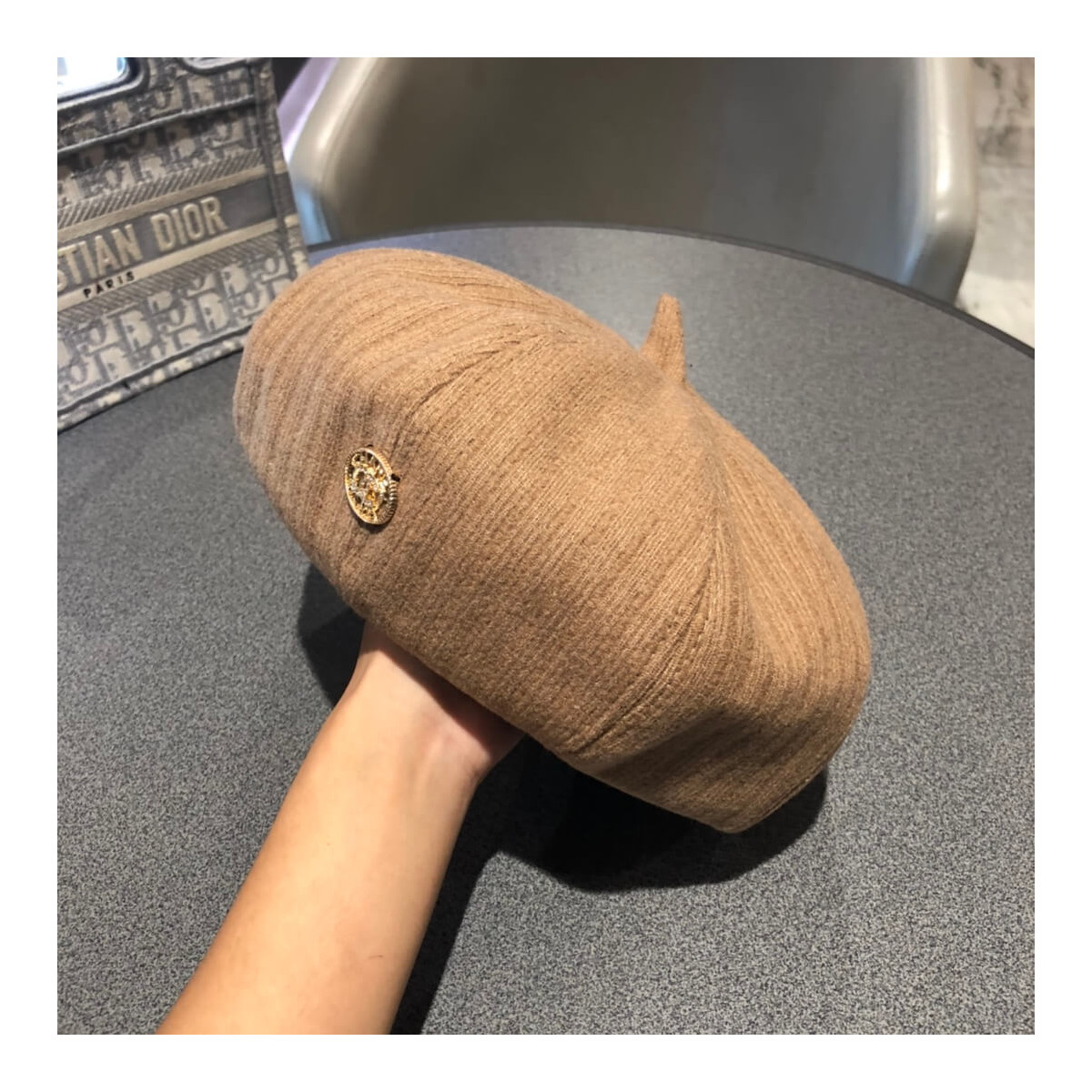 Chanel Wool Beret D015