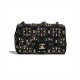 Chanel Pearl Strass CC Velvet Mini Flap Bag