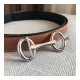 Hermes Gamma Belt Buckle &amp; Reversible Leather Strap 24mm H07536