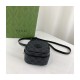 Gucci Mini Bag with Interlocking G in Black GG Supreme 672952