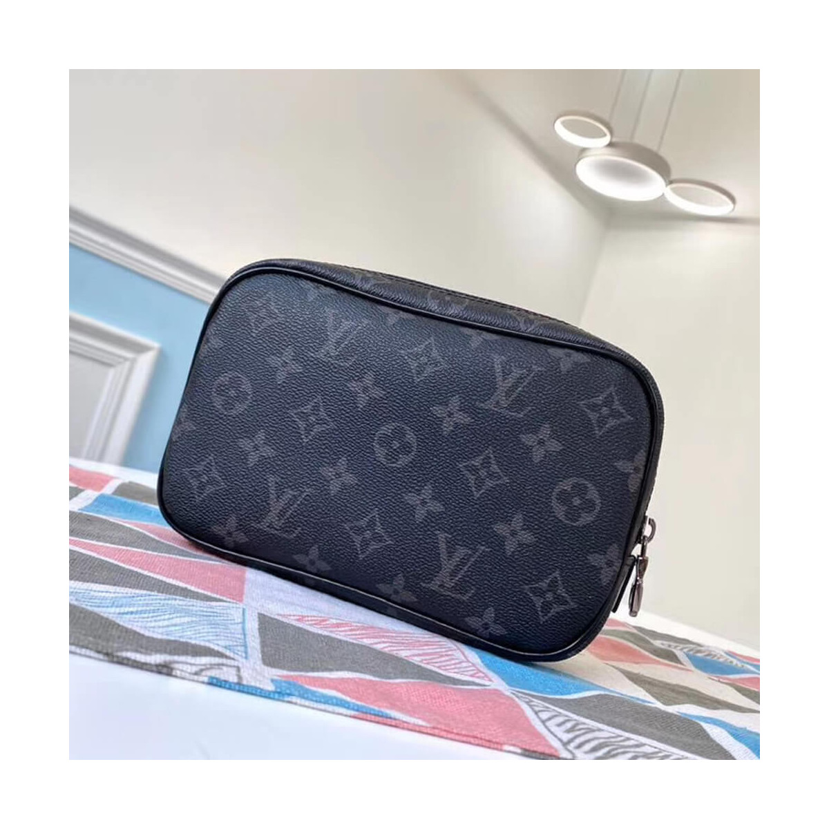 Louis Vuitton Monogram Eclipse Toilet Pouch PM M43384